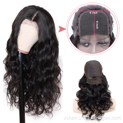 Bulk Sale Preplucked Human Hair Lace Closure 2x6 4x6 Lace Closure 5x5 6x6 7x7 All Size Lace Closure Straight Body With Baby Hair